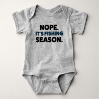 Funny Baby Fishing Jersey Bodysuit Shirt