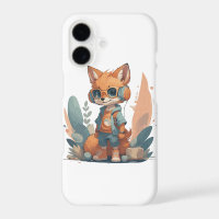 Funny baby fox headphone
