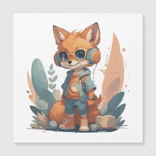 Funny baby fox headphone