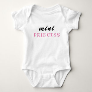 Funny Baby Girl Gift, Mini Princess, Cute Newborn  Bodysuit