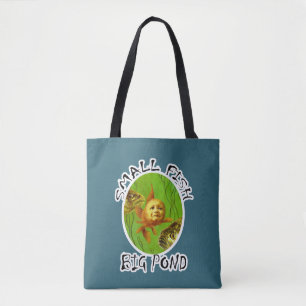 Funny Baby Goldfish All Over Print Tote Bag