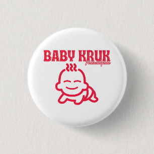 Funny Baby Kruk Philadelphia Premium 3 Cm Round Badge