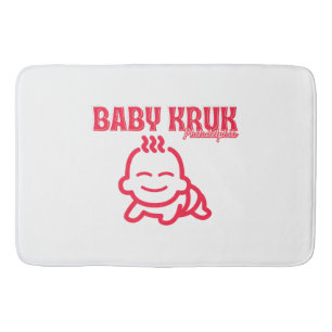 Funny Baby Kruk Philadelphia Premium Bath Mat