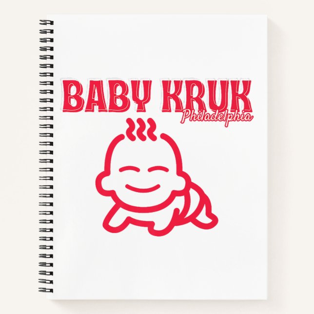 Funny Baby Kruk Philadelphia Premium  Notebook (Front)