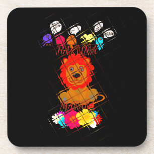 Funny Baby Lion King: Hakuna Matata Art Design Coaster