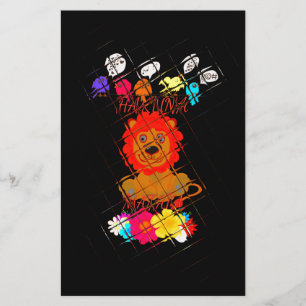 Funny Baby Lion King: Hakuna Matata Art Design Stationery