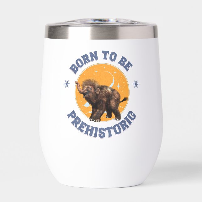 Funny Baby Mammoth Prehistoric Birthday (Front)