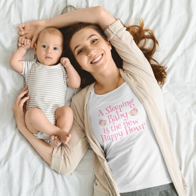 Funny Baby Naptime Motherhood Quote T-Shirt (Creator Uploaded)