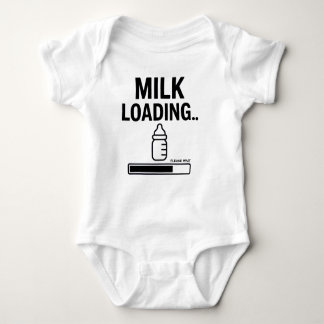 Funny Baby Overall– “Milk Loading… Please Wait” –  Baby Bodysuit