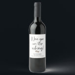 Funny Baby Pregnancy Announcement for Family Wine Label<br><div class="desc">Celebrate this amazing moment with your family and friends with this beautiful,  modern Pregnancy Announcement card can customize the small text to suit your needs.</div>