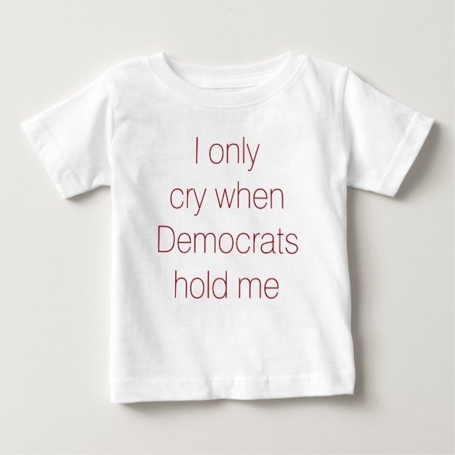 Funny Baby Republican Conservative Political T-Shirt (Front)