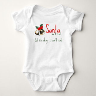 Funny Baby Santa Outfit Bodysuit