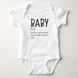 Funny Baby Saying Cute Hilarious Definition Bodysuit