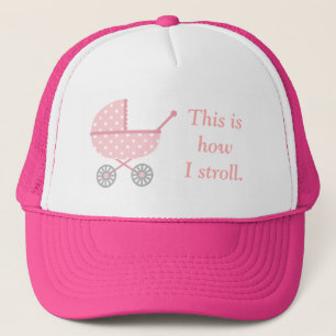 Funny Baby Stroller For Mum To Be Trucker Hat