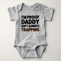 Funny Baby Trapping Jersey Bodysuit Shirt