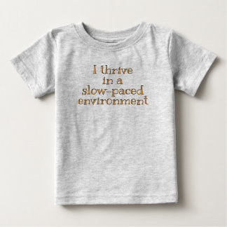 Funny baby tshirt. Slacker baby T-Shirt