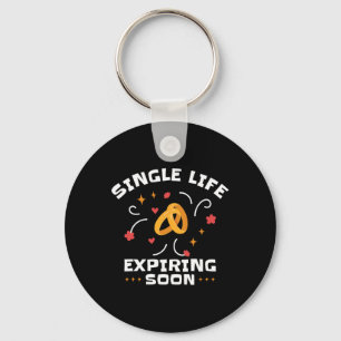 Funny Bachelor Bachelorette Party Single Life Jga Key Ring