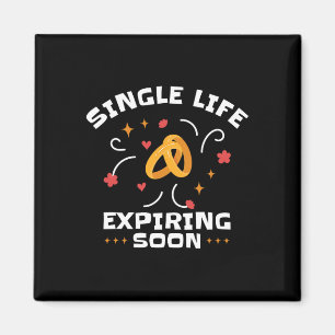Funny Bachelor Bachelorette Party Single Life Jga Magnet