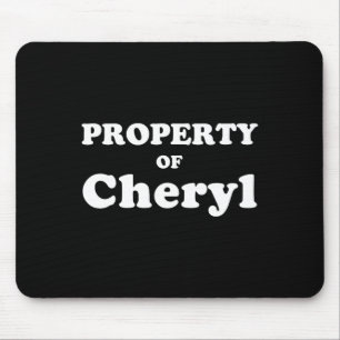 Funny Bachelor Gifts For Groom Property Of Cheryl Mouse Pad