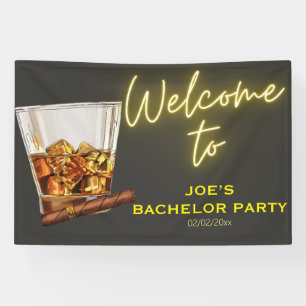 Funny bachelor party banner