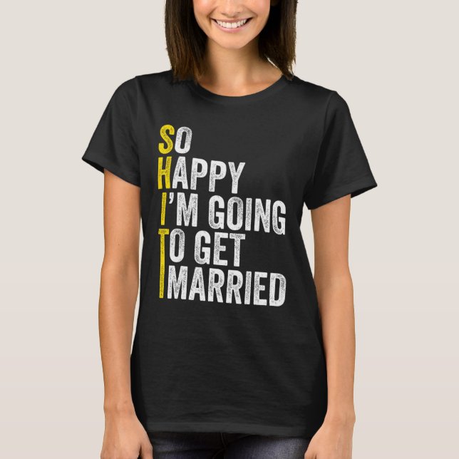 Funny Bachelor Party Groom Shirt  (Front)