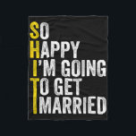 Funny Bachelor Party Groom Shirt  Fleece Blanket<br><div class="desc">Funny Bachelor Party Groom Shirt</div>