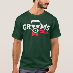 Funny Bachelor Party Grooms Crew Stag Wedding Part T-Shirt