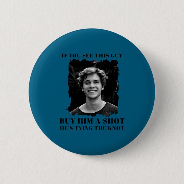 Funny Bachelor Party Mens  6 Cm Round Badge (Front)