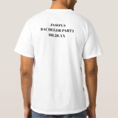 Funny Bachelor Party Men's  T-Shirt (Back)