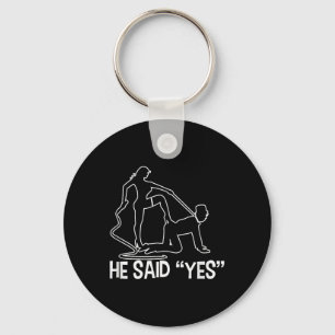 Funny Bachelor Party Saying Groom Bride Wedding Ce Key Ring