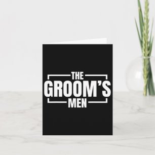 Funny Bachelor Party The Grooms Men Stag Wedding P Card