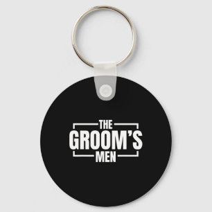Funny Bachelor Party The Grooms Men Stag Wedding P Key Ring