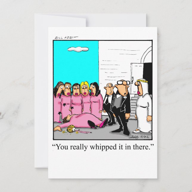 Funny Bacheloratte Party Invitations (Front)