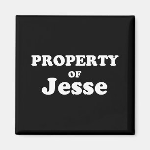 Funny Bachelorette Gifts For Bride Property Of Jes Magnet