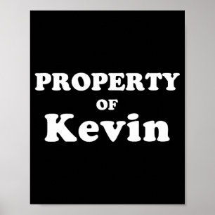 Funny Bachelorette Gifts For Bride Property Of Kev Poster