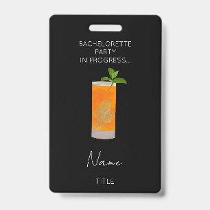 Funny Bachelorette Party Girls Weekend  ID Badge