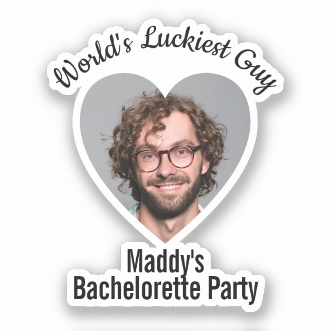 Funny Bachelorette Party Groom's Face Individual (Front)