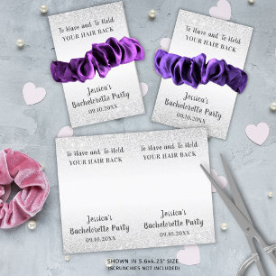 Funny Bachelorette Party Scrunchie Holder Favour Postcard