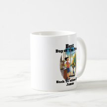 Funny Back to School Custom Name Mum Coffee