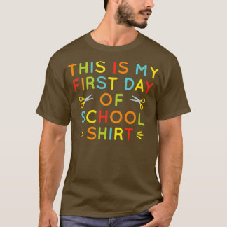 Funny Back To School Design For Students This Is M T-Shirt