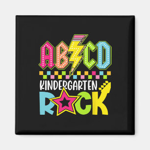 Funny Back To School Lightning Bolt Kindergarten R Magnet