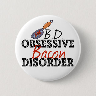 Funny Bacon 6 Cm Round Badge