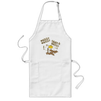 Funny Bacon and Eggs Long Apron