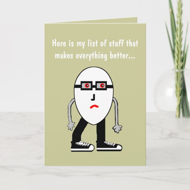 Funny Bacon & Egg Birthday Card Gift (Front)