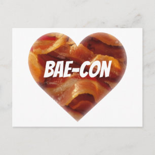 Funny Bacon Humour Postcard