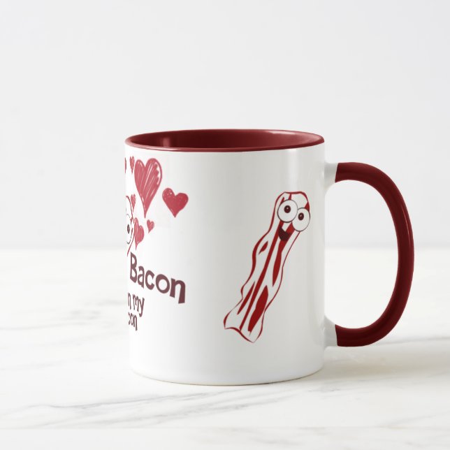 Funny Bacon Love Mug (Right)