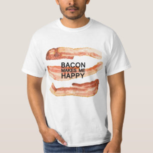 Funny! Bacon Lover T-shirt by Mini Brothers