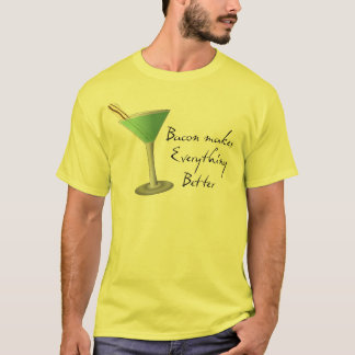 Funny Bacon Martini Shirt
