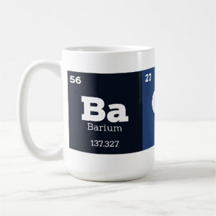 Funny Bacon Periodic Table Elements Coffee Mug