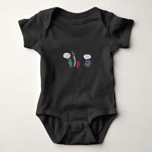 Funny Bacteria Pun Biology Science Biologist Baby Bodysuit